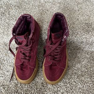 Vans SK8-HI Canvas Shoe Gum Sole